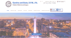 Desktop Screenshot of ggpodiatry.com